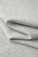 Oversized Heavyweight Rolled-Sleeve Graphic Tee - Flower Gray
