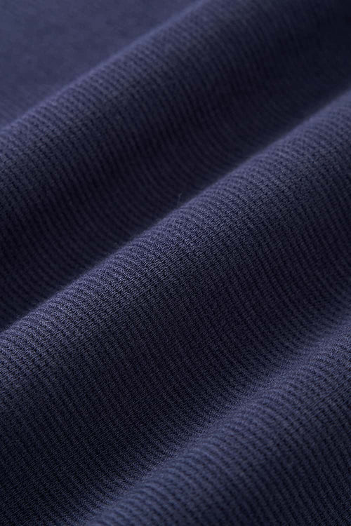 Performance Stretch Heavyweight Fitted Tee - Navy Blue