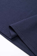 Performance Stretch Heavyweight Fitted Tee - Navy Blue