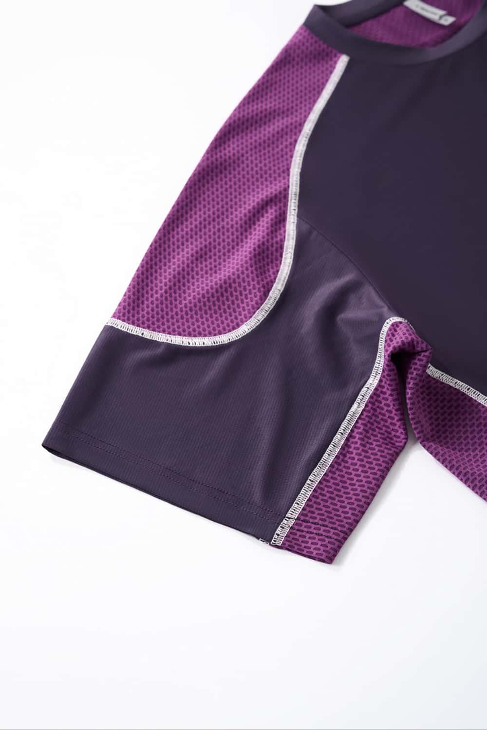 Zoned Cooling Raglan Sport Tee - Purple