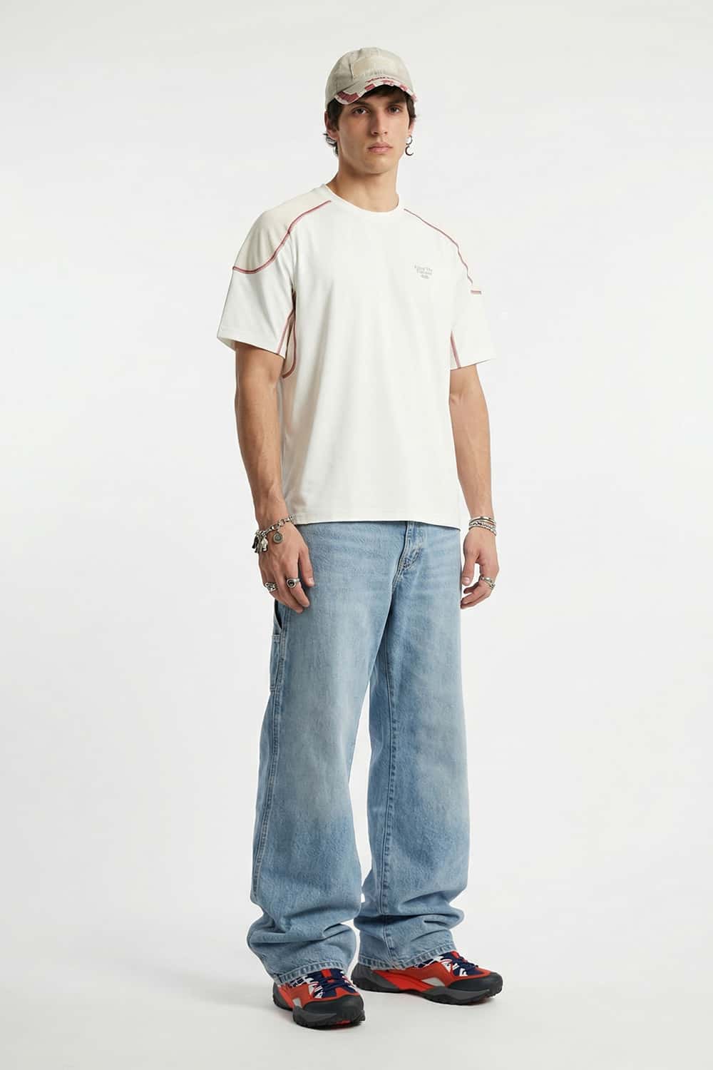 Zoned Cooling Raglan Sport Tee - White