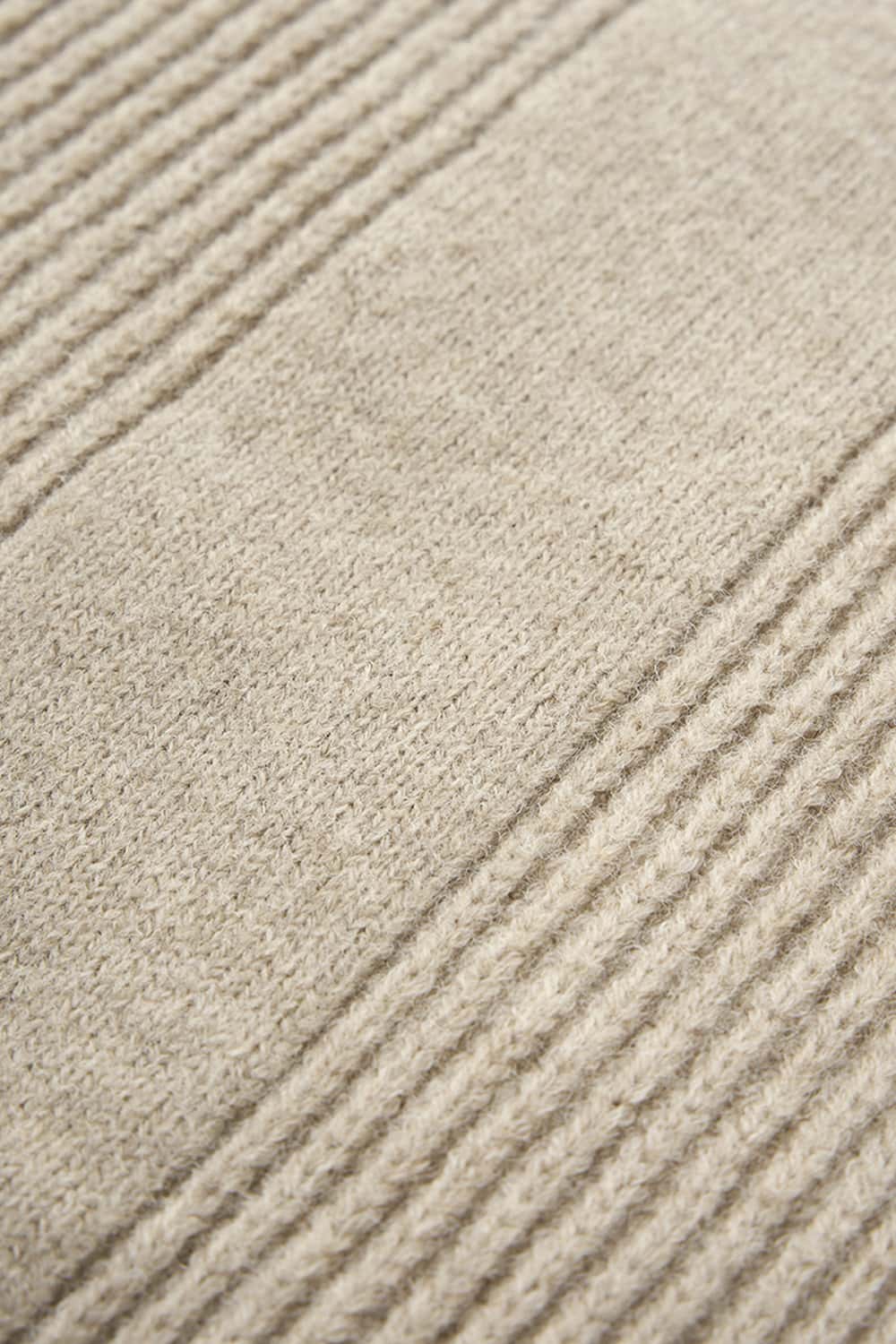 Half-Zip Mock Neck Sweater - Oat Gray