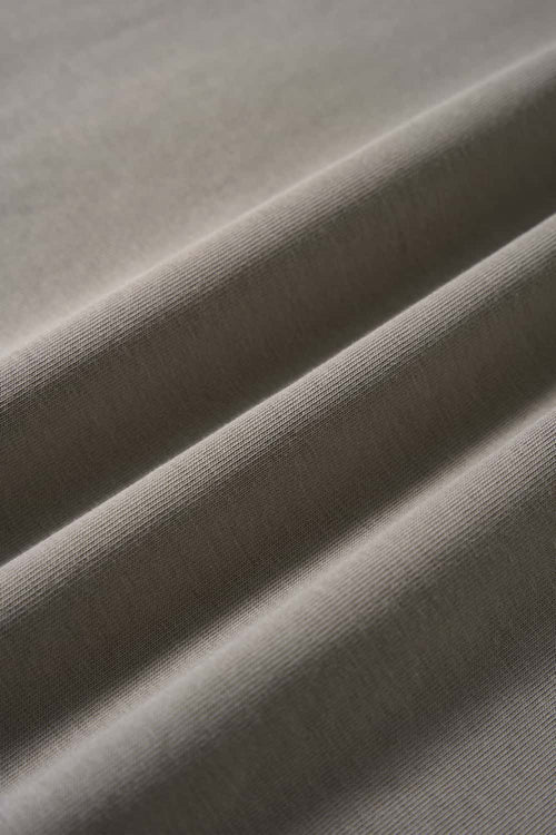 Premium Heavyweight Graphic Relaxed Tee - Light Gray