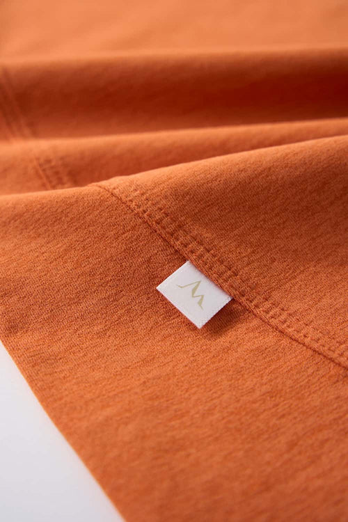 Quick-Dry Athletic Tee - Reddish Brown