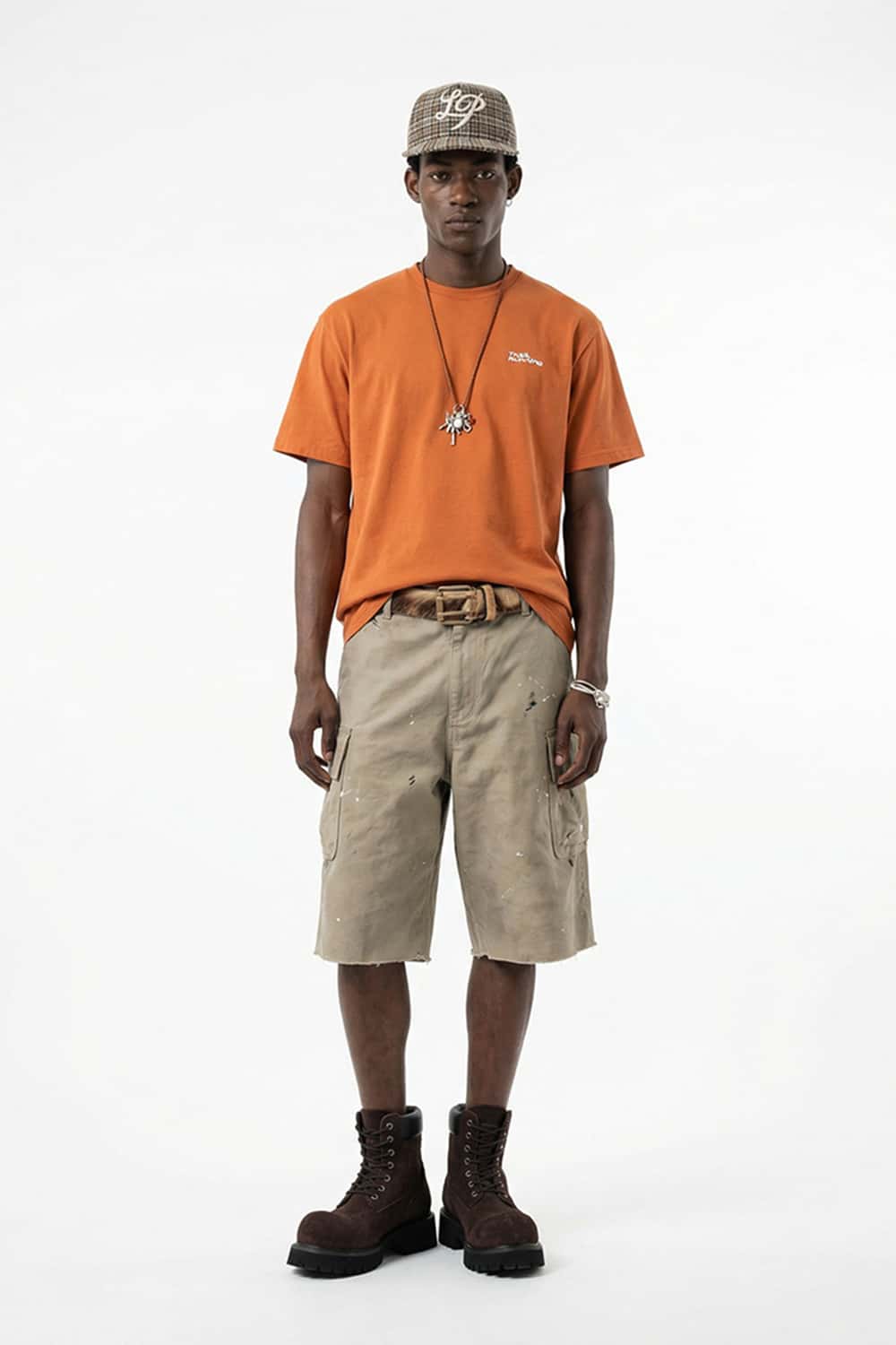 Quick-Dry Athletic Tee - Reddish Brown