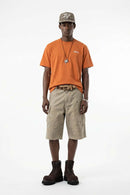 Quick-Dry Athletic Tee - Reddish Brown