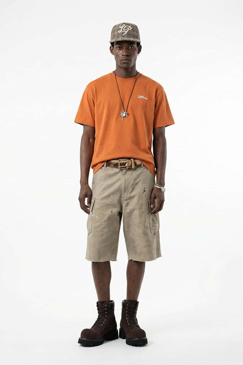 Quick-Dry Athletic Tee - Reddish Brown
