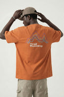 Quick-Dry Athletic Tee - Reddish Brown