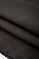 Animal Print Contrast Stitch Active Tee - Dark Gray