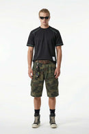 Contrast Stitch Active Performance Tee - Black