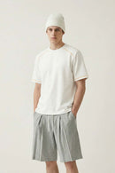 Contrast Stitch Active Performance Tee - White