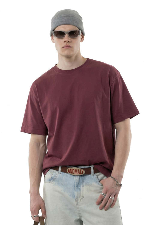 5-in-1 Cooling Tech Short-Sleeve Tee - Burgundy