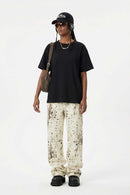 Tailored Cotton Graphic Tee - Active Black