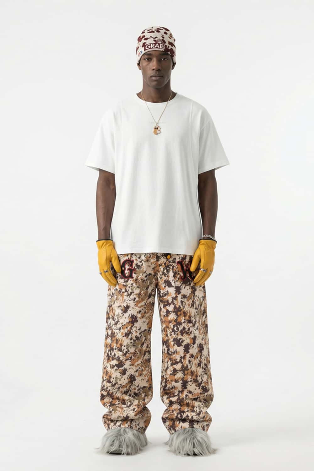 Tailored Cotton Graphic Tee - Off White