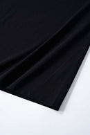 Metallic Foil 3D Cut Graphic Tee - Black