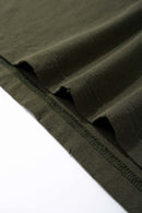 Distressed Reflective Active Graphic Tee - Olive