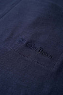 Premium Slub Cotton Pocket Tee - Navy Blue