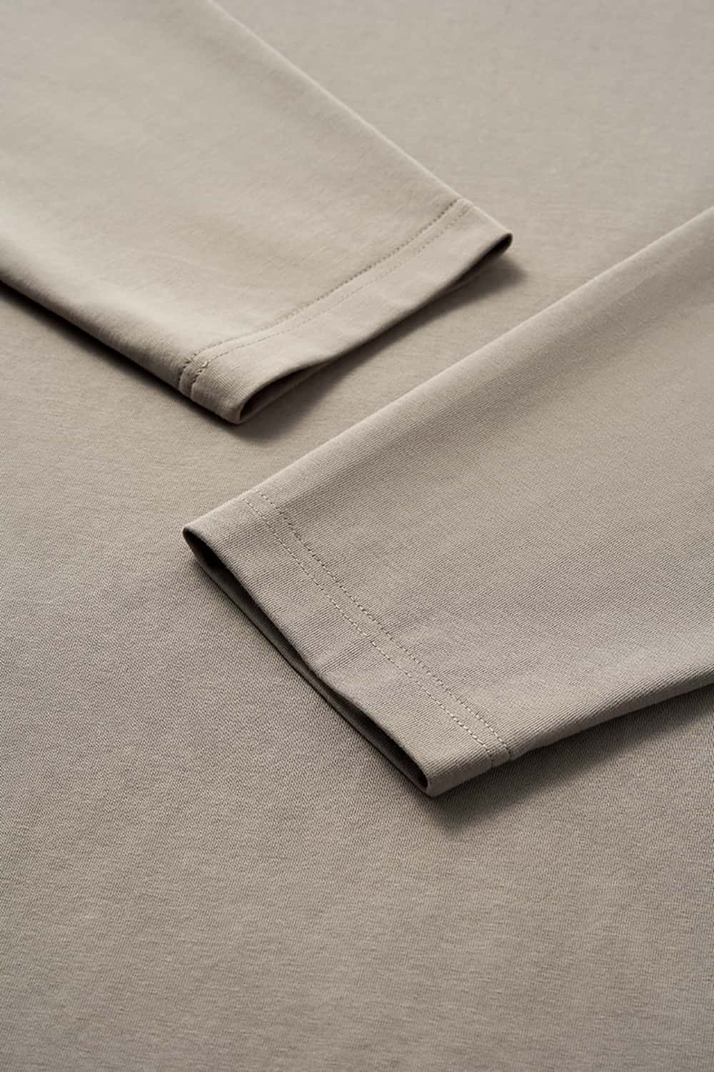 Sorona Performance Stretch Long-Sleeve Tee - Light Gray