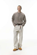 Sorona Performance Stretch Long-Sleeve Tee - Light Gray