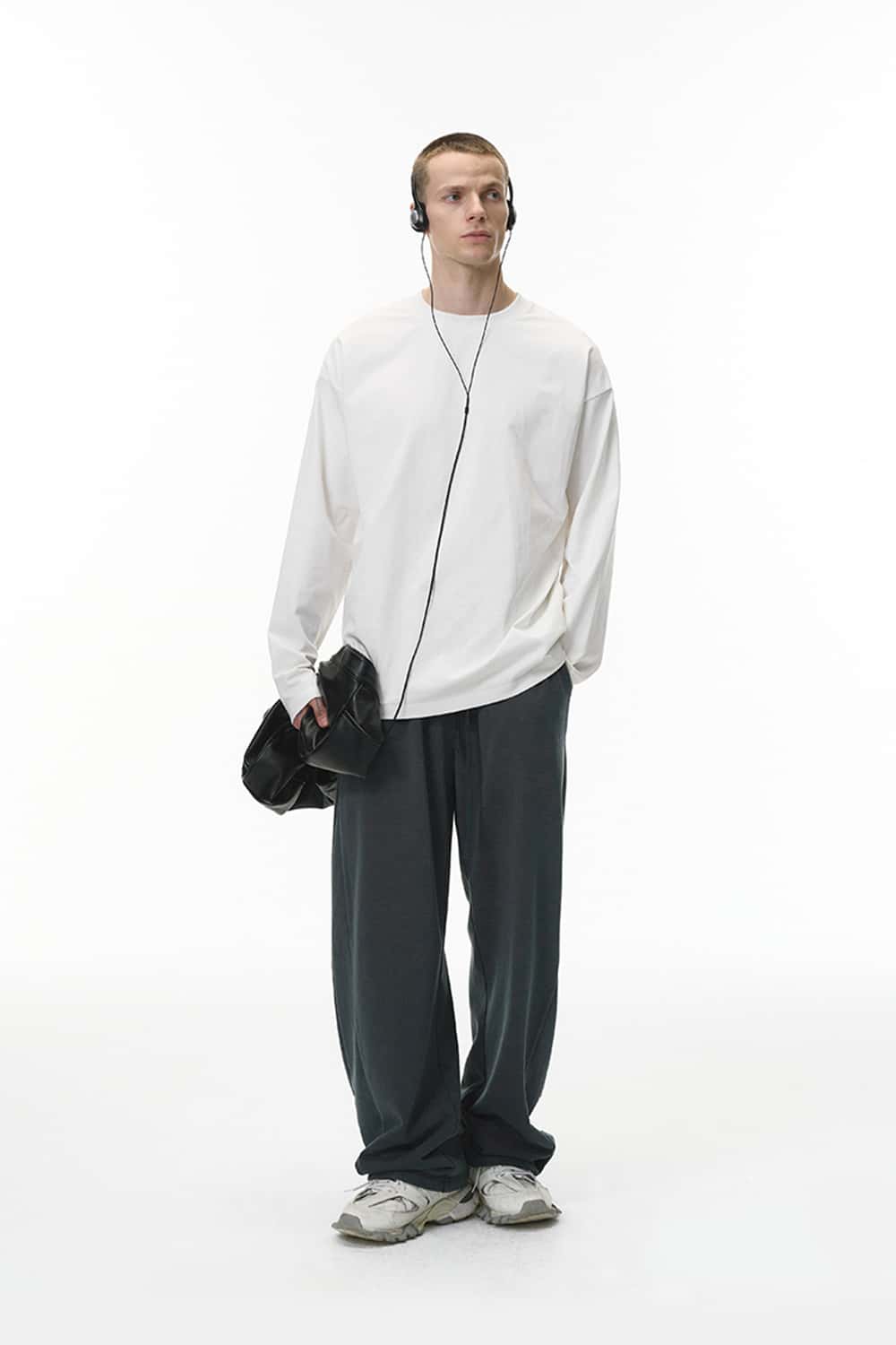 Sorona Performance Stretch Long-Sleeve Tee - White