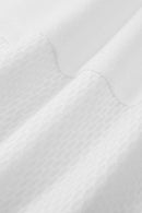 Paneled Embroidered Sport Tee - Off White