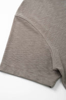 Vintage Blend Short-Sleeve Henley - Khaki
