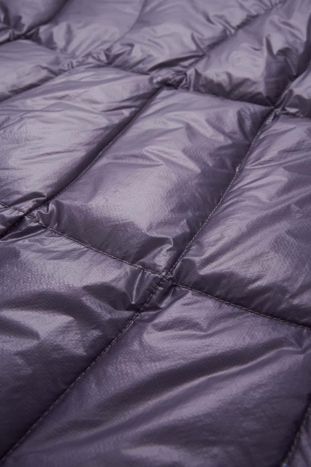 Ultra-Lightweight Stand-Collar Puffer Jacket - Deep Purple