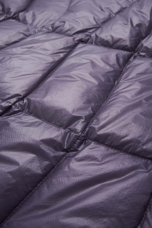 Ultra-Lightweight Stand-Collar Puffer Jacket - Deep Purple