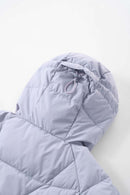 Ultra-Lightweight Windproof Hooded Puffer - Taro