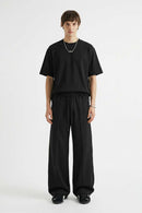 Tech Quick-Dry Solid Short-Sleeve Tee - Black