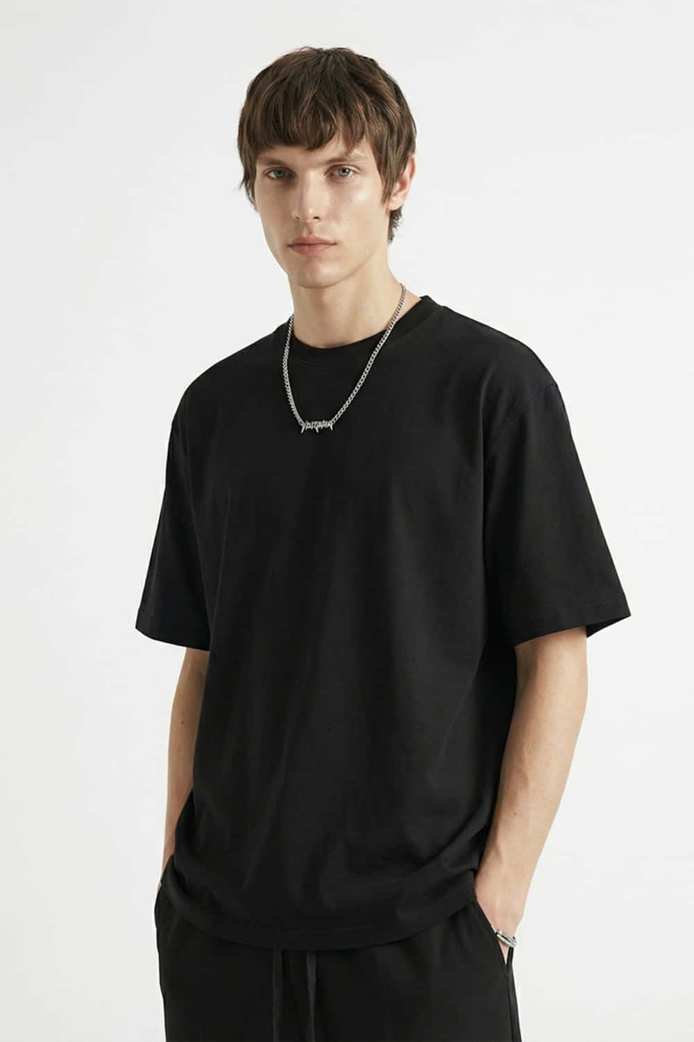 Tech Quick-Dry Solid Short-Sleeve Tee - Black