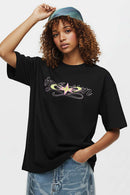 Premium Heavyweight Graphic Relaxed Tee - Black