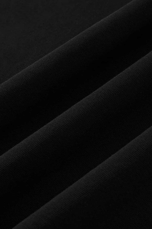 Premium Heavyweight Graphic Relaxed Tee - Black