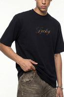 Relaxed Graphic Short Sleeve Tee - Black