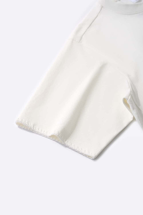 Relaxed Graphic Short Sleeve Tee - Cream White