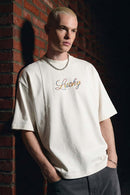 Relaxed Graphic Short Sleeve Tee - Cream White