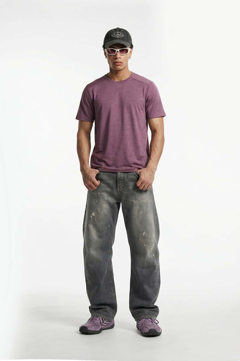 Performance Quick-Dry Active Tee - Grape Purple