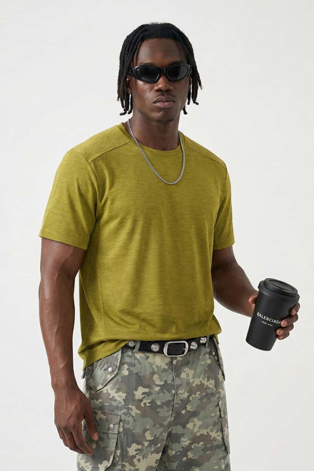 Performance Quick-Dry Active Tee - Moss Green