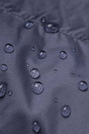 Lightweight Water-Repellent Hooded Jacket - Purple