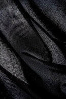 Textured Puff-Print Graphic Tee - Black