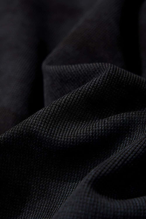 Textured Puff-Print Graphic Tee - Black