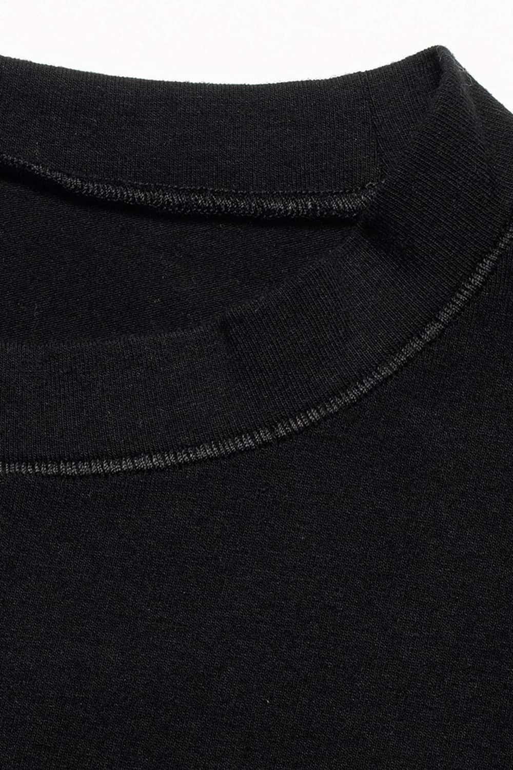 Silicone Print Slim Fit T-Shirt - Black