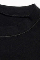 Silicone Print Slim Fit T-Shirt - Black