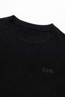 Silicone Print Slim Fit T-Shirt - Black