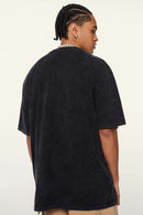 Washed Front Graphic T-Shirt - Fried Snowflakes