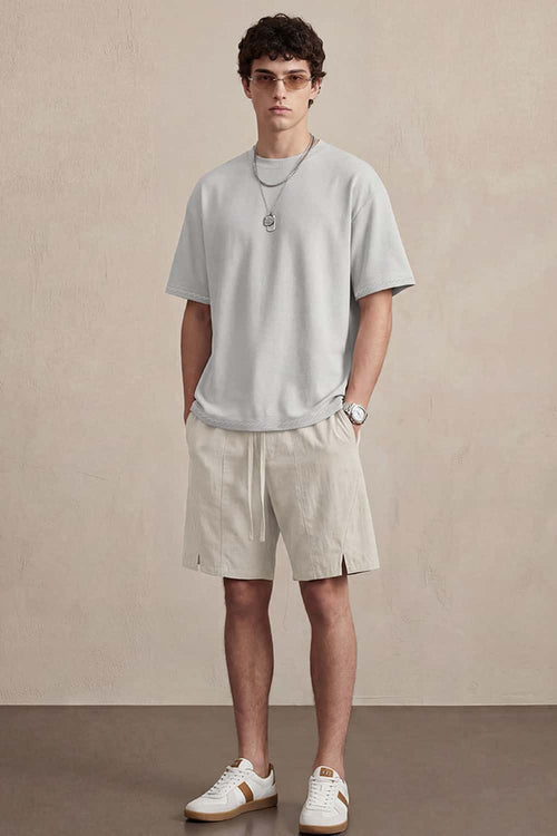 Relaxed Fit Everyday T-Shirt - Gray