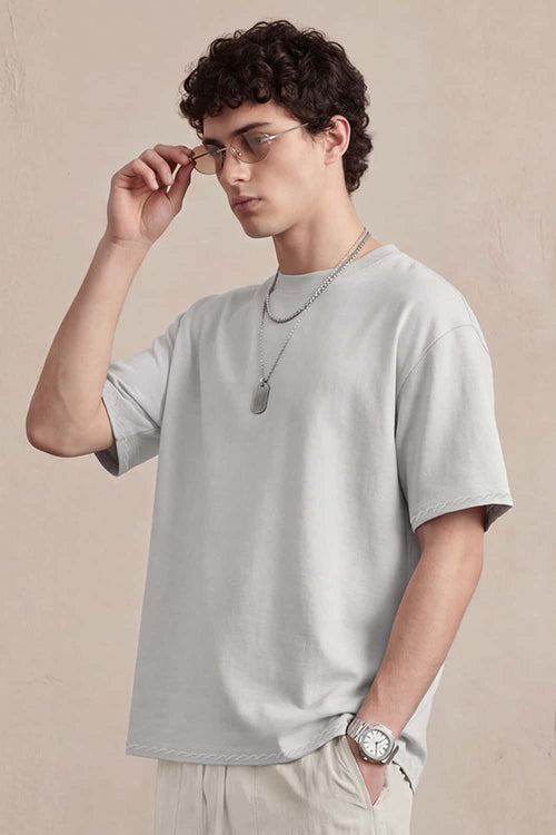 Relaxed Fit Everyday T-Shirt - Gray