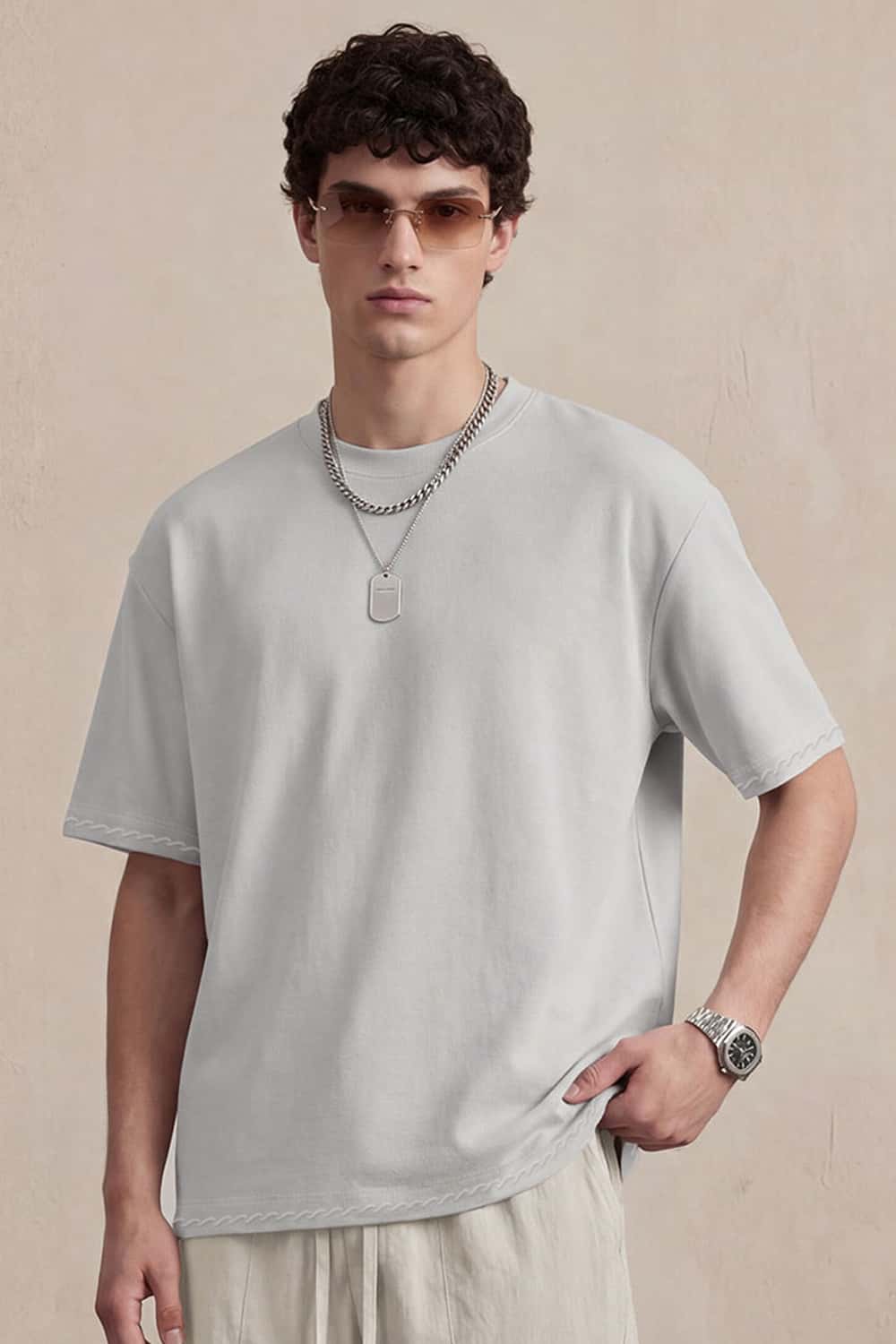 Relaxed Fit Everyday T-Shirt - Gray