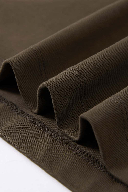 Heavyweight Relaxed Crew T-Shirt - Brown