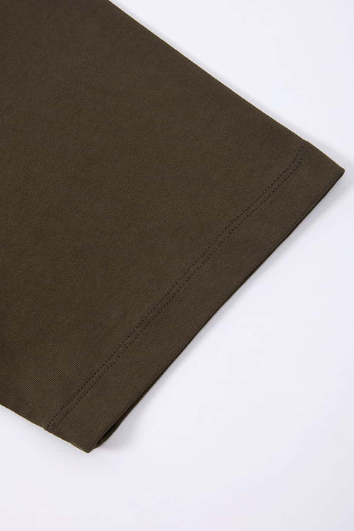 Heavyweight Relaxed Crew T-Shirt - Brown